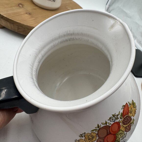 Vintage Corning Ware Spice of Life Le The’ Pattern Tea Pot - Picture 5 of 5